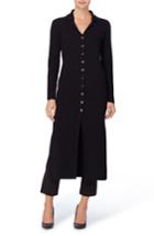 Women's Catherine Catherine Malandrino Julian Long Cardigan - Black