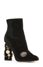 Women's Dolce & Gabbana Pearl Statement Heel Bootie