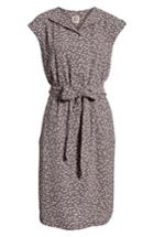 Women's Anne Klein Dot Print A-line Dress, Size - Grey