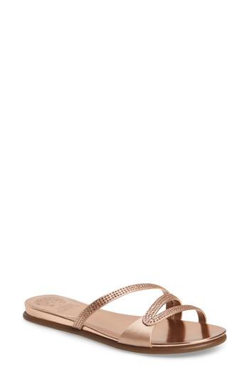 Women's Vince Camuto Elouisa Crystal Slide Sandal M - Pink