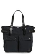 Men's Belstaff Pinner Canvas Tote - Black