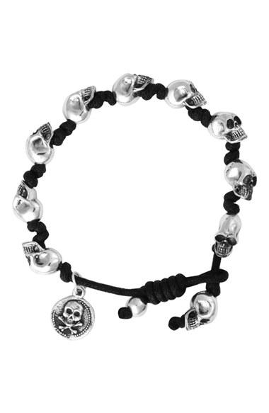 Men's King Baby Skull Bead Bracelet