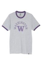 Men's '47 University Of Washington Huskies Ringer T-shirt - Grey