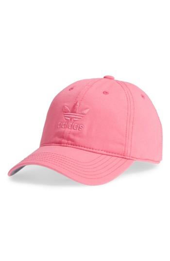Women's Adidas Originals Relaxed Strap-back Cap - Pink