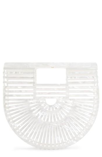 Cult Gaia Mini Ark Handbag - White