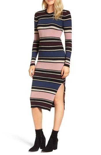 Women's Cupcakes And Cashmere Barrow Stripe Midi Dress, Size - None