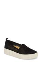 Women's Splendid Bennett Perforated Platform Slip-on .5 M - Black
