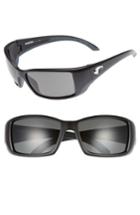 Men's Costa Del Mar Blackfin 60mm Polarized Sunglasses - Matte Black/ Grey