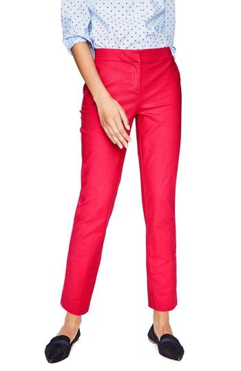 Women's Boden Richmond Polka Dot Stripe Contrast Ankle Pants -