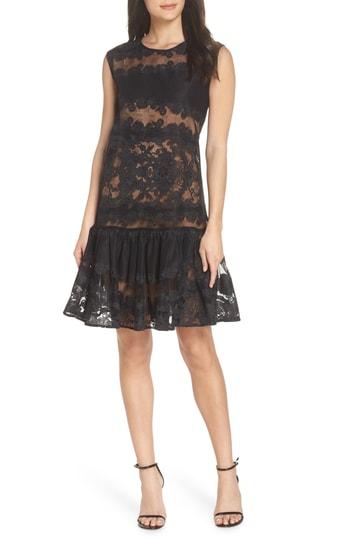 Women's Bronx And Banco Bettina Ruffle Lace Dress Us / 6 Au - Black