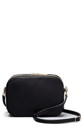 Pop & Suki Bigger Leather Camera Bag - Black