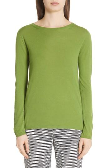 Women's Max Mara Charles Cashmere Sweater - Green