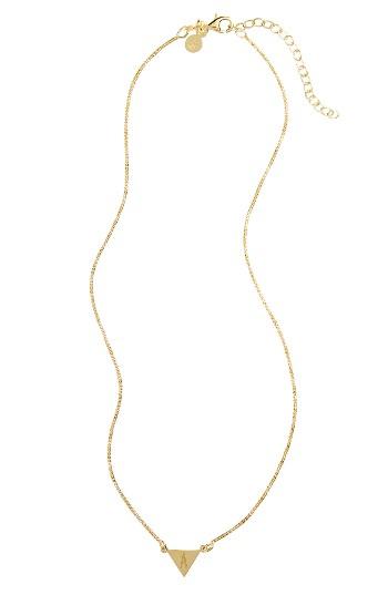 Women's Karen London Say My Name Initial Necklace