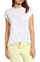 Women's Current/elliott The Bonn Muscle Tee - White