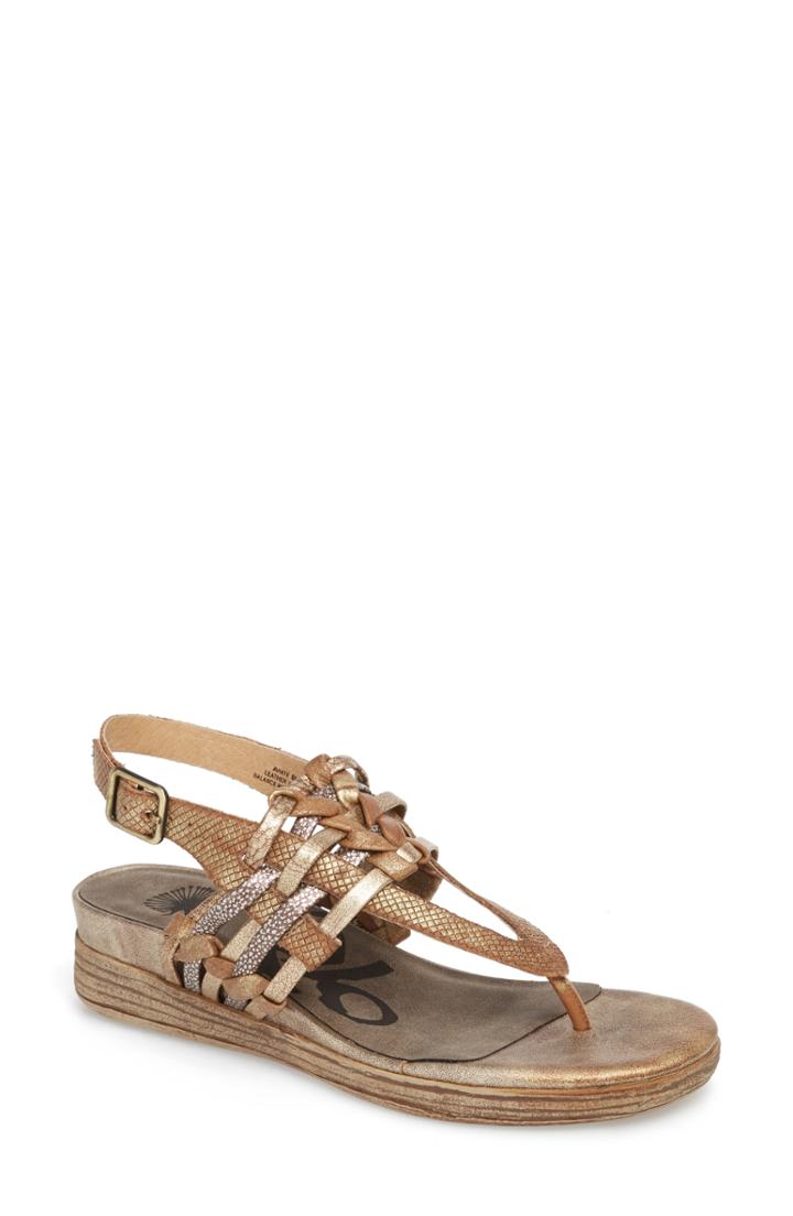 Women's Otbt Aviate Slingback Sandal .5 M - Metallic