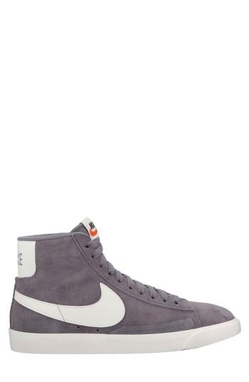 Women's Nike Blazer Mid Top Sneaker M - Grey