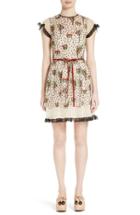 Women's Red Valentino Blooming Garden Embroidered Tulle Dress