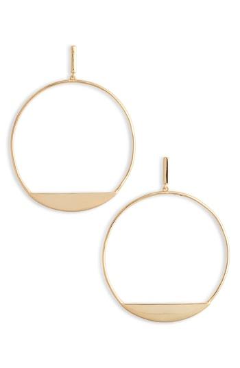 Women's Sterling Forever Circle Frontal Hoop Earrings