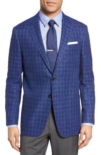 Men's Todd Snyder White Label Mayfair Trim Fit Check Linen & Cotton Sport Coat