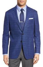 Men's Todd Snyder White Label Mayfair Trim Fit Check Linen & Cotton Sport Coat