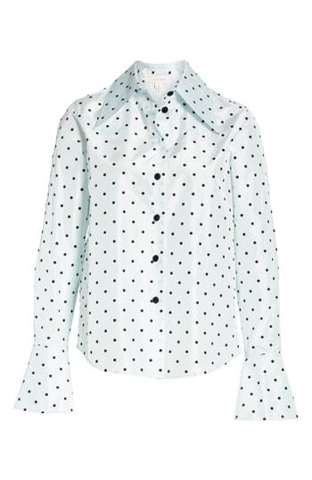 Women's Marc Jacobs Dot Print Silk Shirt