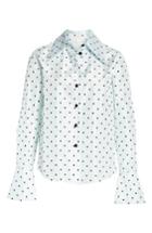Women's Marc Jacobs Dot Print Silk Shirt