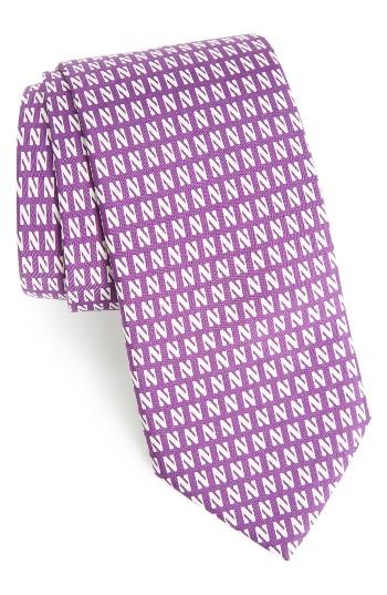 Men's Vineyard Vines Northwestern University Silk Tie, Size - Purple