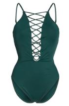 Women's La Blanca Island Goddess One-piece Swimsuit - Green