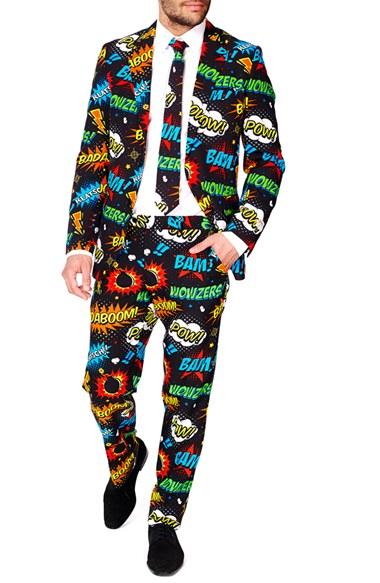 Men's Opposuits 'badaboom' Trim Fit Two-piece Suit With Tie
