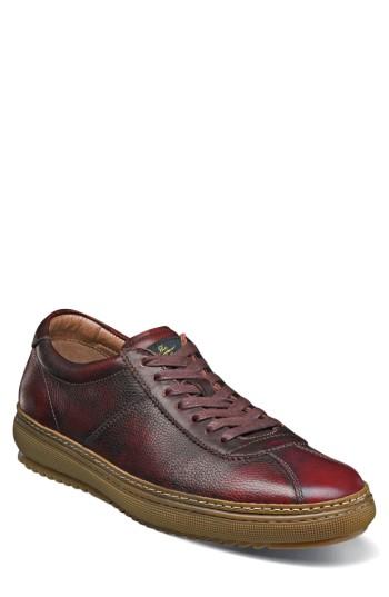 Men's Florsheim Crew Sneaker D - Burgundy