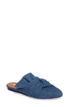 Women's Veronica Beard Grey Flat Mule Us / 35eu - Blue