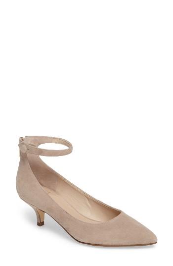 Women's Marc Fisher Ltd Vesta Ankle Strap Pump M - Beige