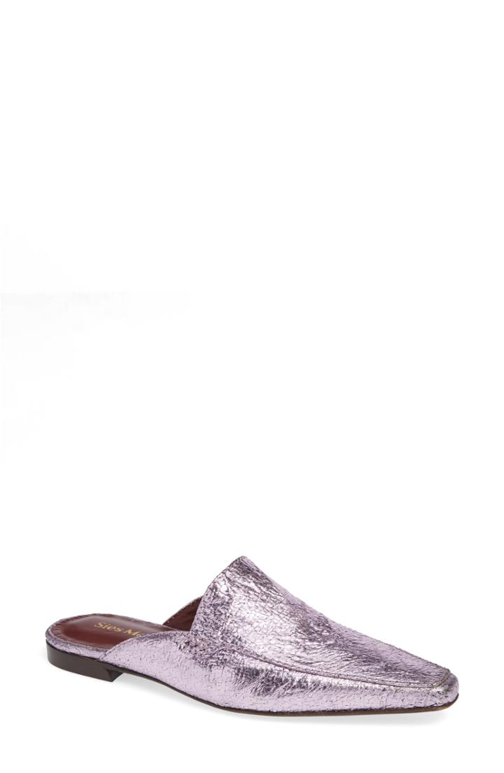 Women's Sies Marjan Lia Metallic Loafer Mule .5us / 36.5eu - Pink