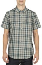 Men's Volcom Plaid Sport Shirt, Size - Grey