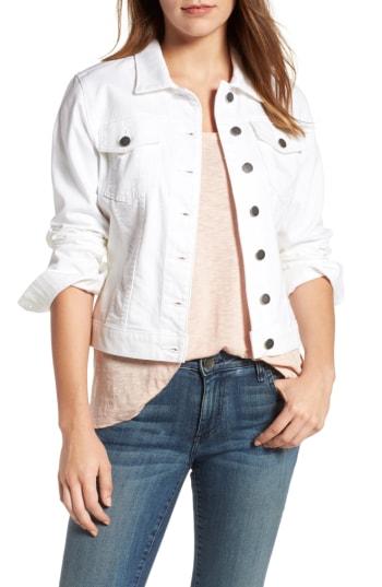 Women's Kut From The Kloth 'helena' Denim Jacket, Size - Blue
