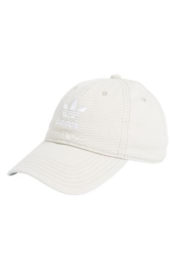 Women's Adidas Trefoil Baseball Cap - Beige