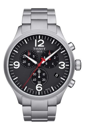 Men's Tissot Chrono Xl Chronograph Bracelet Watch, 45mm