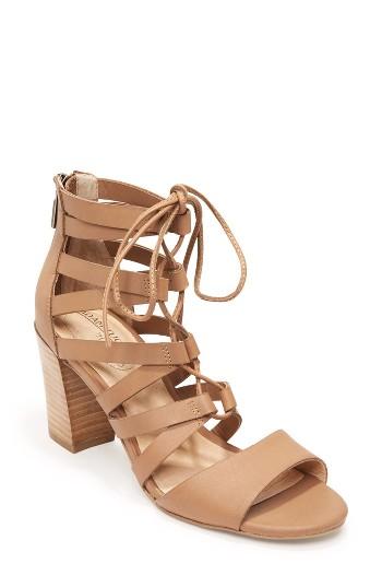 Women's Adam Tucker Manda Ghillie Sandal .5 M - Beige
