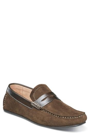 Men's Florsheim Denison Driving Loafer .5 D - Brown
