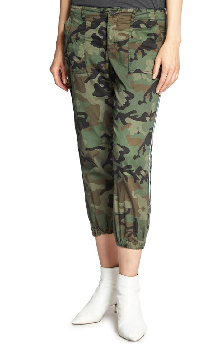 Women's Sanctuary Peace Trooper Camo Side Stripe Crop Pants
