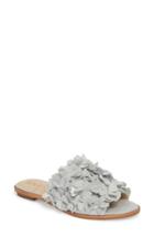 Women's Sole Society Caelyn Embellished Flat Sandal M - Metallic