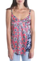 Women's Kut From The Kloth Abiella Print Block Camisole Top - Coral