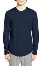 Men's James Perse Long Sleeve Crewneck T-shirt (xl) - Blue