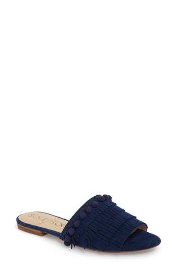 Women's Sole Society Malina Mule .5 M - Blue