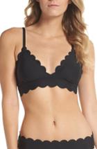 Women's Chelsea28 Scallop Triangle Bikini Top - Black