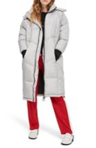 Women's Topshop Pippa Long Puffer Coat Us (fits Like 0) - Grey