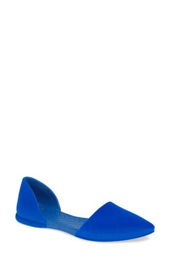 Women's Native Shoes Audrey Open Sided Flat M - Blue