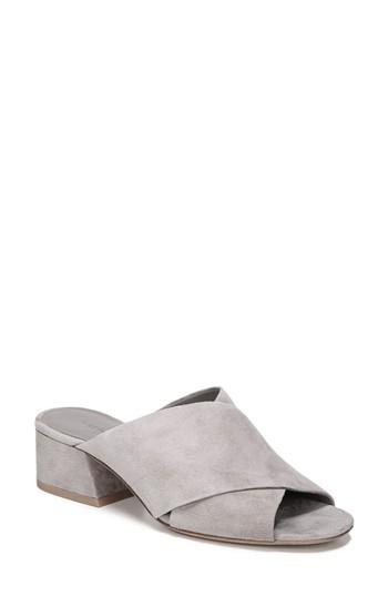 Women's Vince Karsen Open Toe Mule .5 M - Grey
