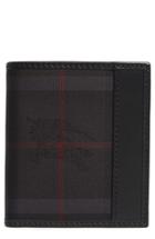Men's Burberry 'rowan' Check Nylon Wallet -