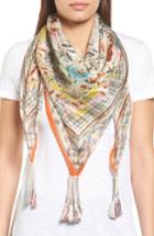 Women's Johnny Was Tribute Silk Square Scarf